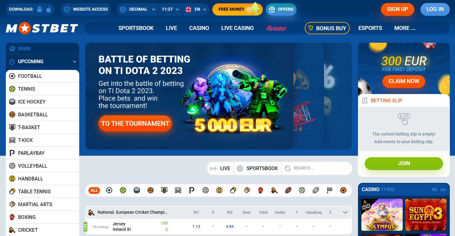 Bonusy MostBet
