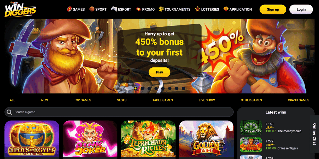 Win Diggers Gambling Establishment Testimonial - Get No Down Payment Benefits (2025 )